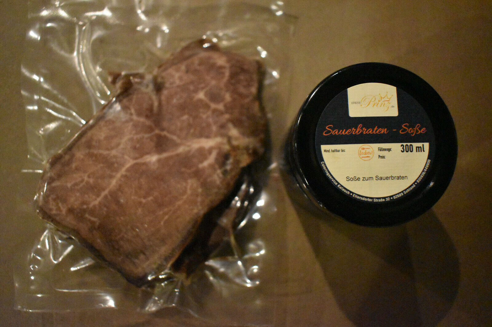 Sauerbraten mit Soße Servierfertig 160g (1 Portion ) aus Traditionsküche