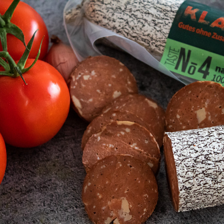 Herbasch | Der Klassiker (nach Salami-Art) 400 g Vegane Wurst Pflanzliche Wurst Wurstalternative 