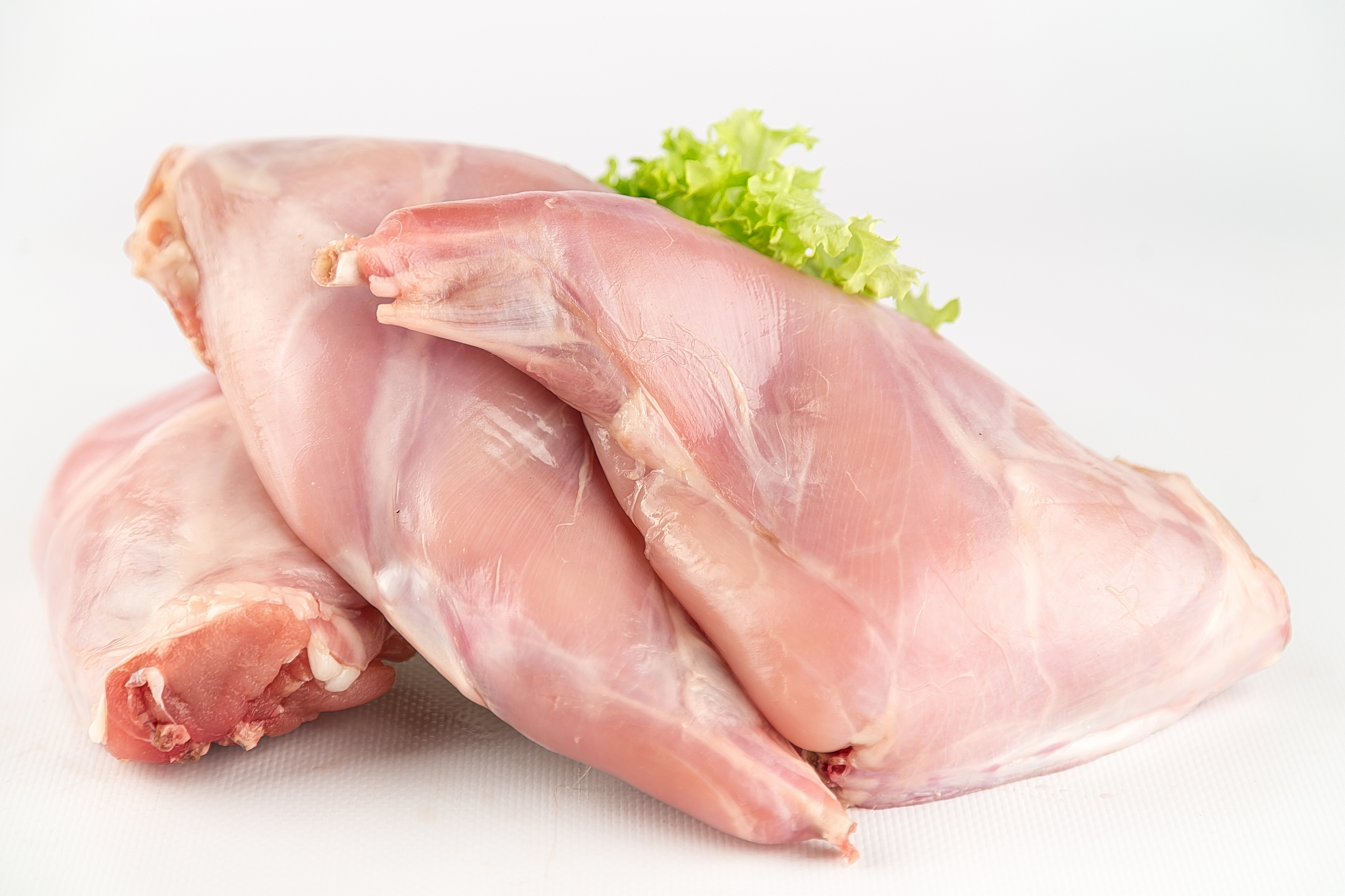 Kaninchenkeulen 4 Stück ca. 1000g im Vakuum Kaninchen 